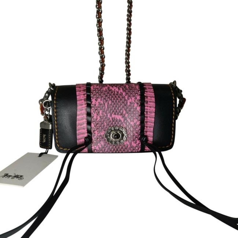 Coach dinky whipstitch snakeskin!